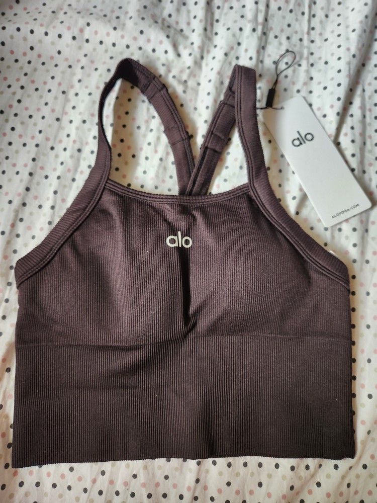 Medium Alo Seamless Ribbed Favorite Bra Tank