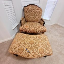 Chair and foot Stool