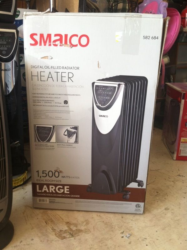 Smalco digital oil filled radiator heater for Sale in Glendale, AZ - OfferUp