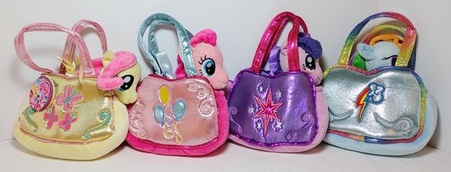 My Little Pony MLP Plush Purse & Toy Lot