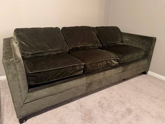 Velvet Sofa Bed (Futon / Pull-Out Sleeper)
