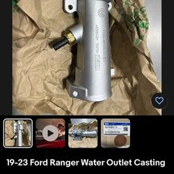 21-23 Ford Ranger Water Outlet Casting