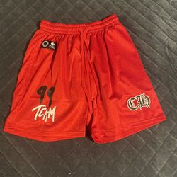 chrome heart jersey shorts