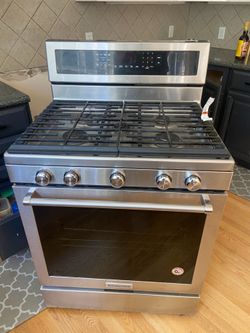kitchenAid gas burner stove