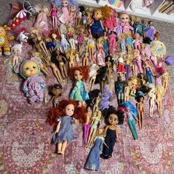 A lot Of Barbies And Other Toys 