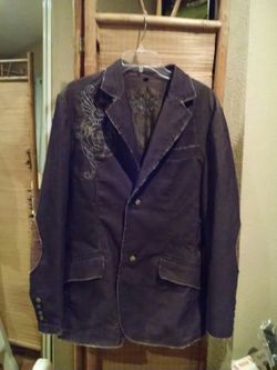 Men's Monarchy Los Angeles Embroidered Dragon Sport coat Jacket