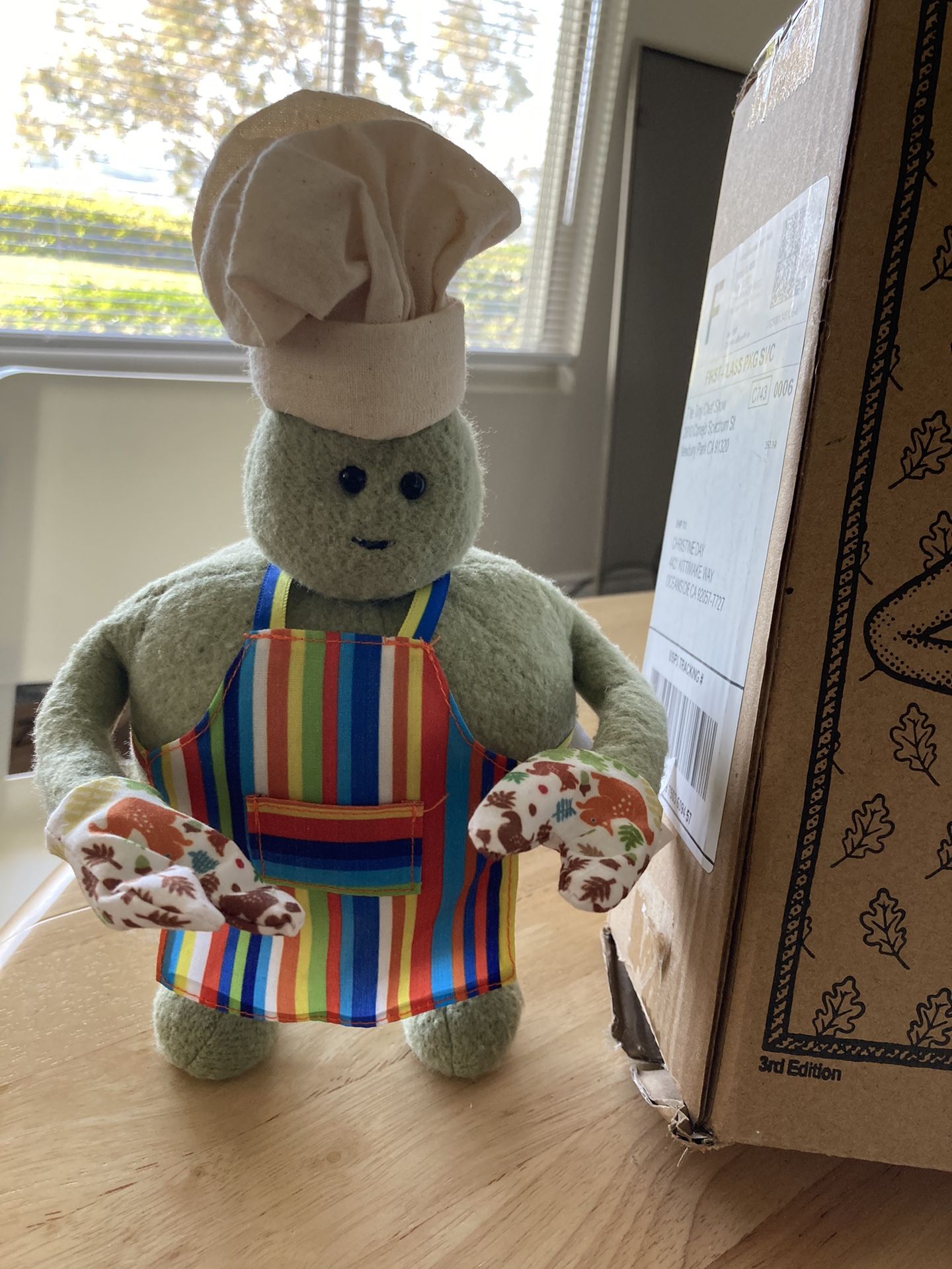 Tiny chef Posable Talking Stuffed Doll