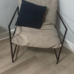 Metal Framed Hammock Seat Chair 