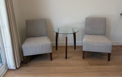 Chairs and Side Table