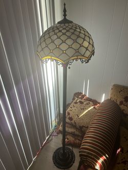 Tiffany style standing lamp