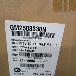 2010-15 equinox ls/lt right headlamp composite