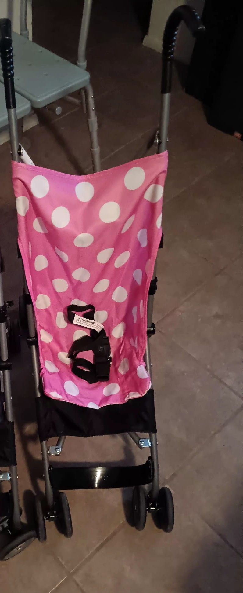 Pink Steiller With White Poke A Dots