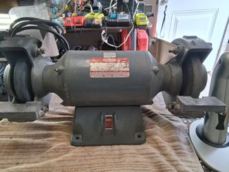 DAYTON 3/4" BENCH GRINDER LIKE NEW 