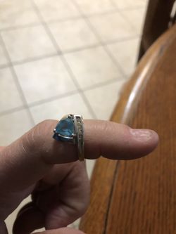 Blue Topaz Ring