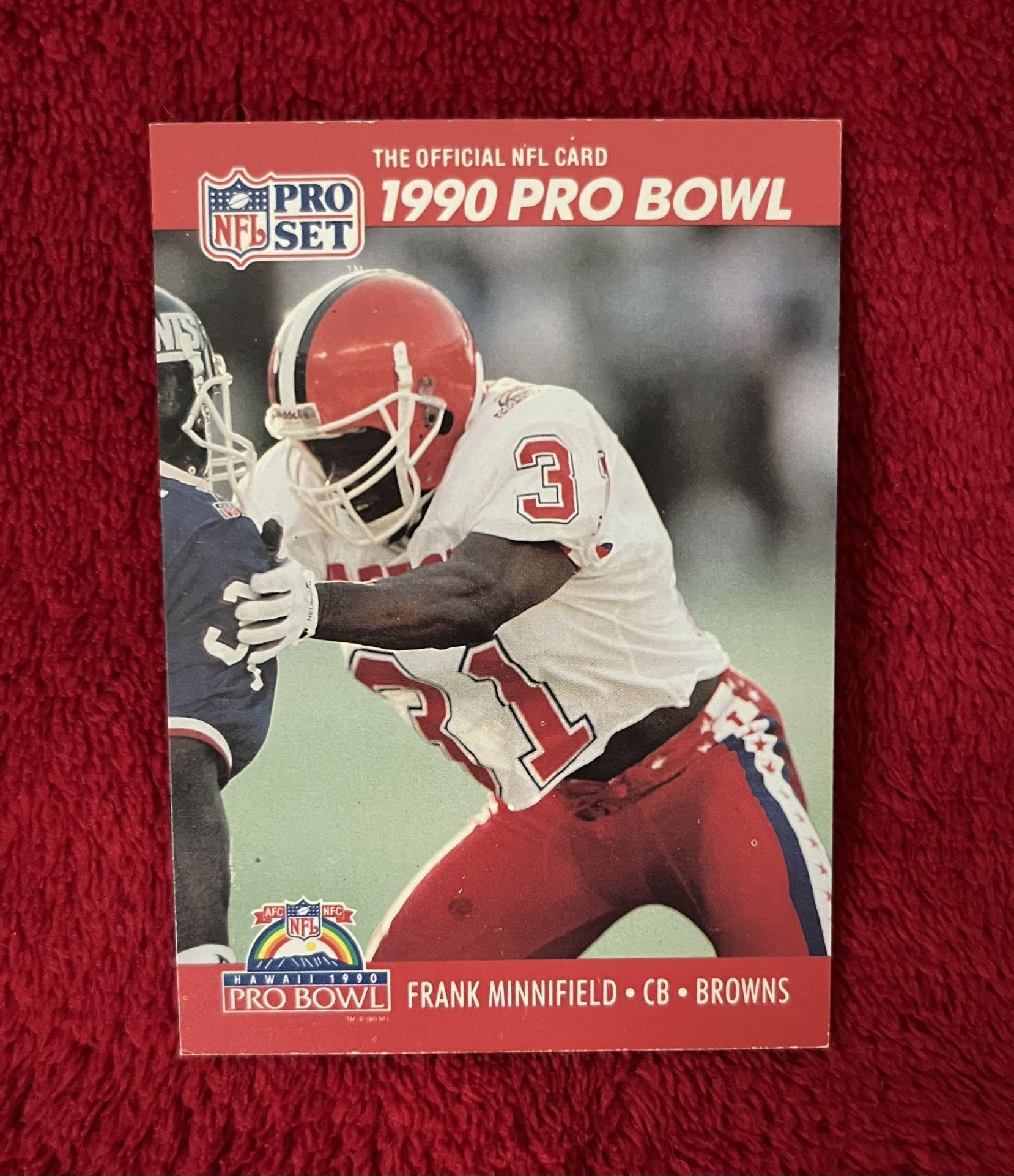 1990 Pro Set Pro Bowl Frank Minnifield #357