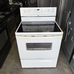 Whirlpool Glass Top Range
