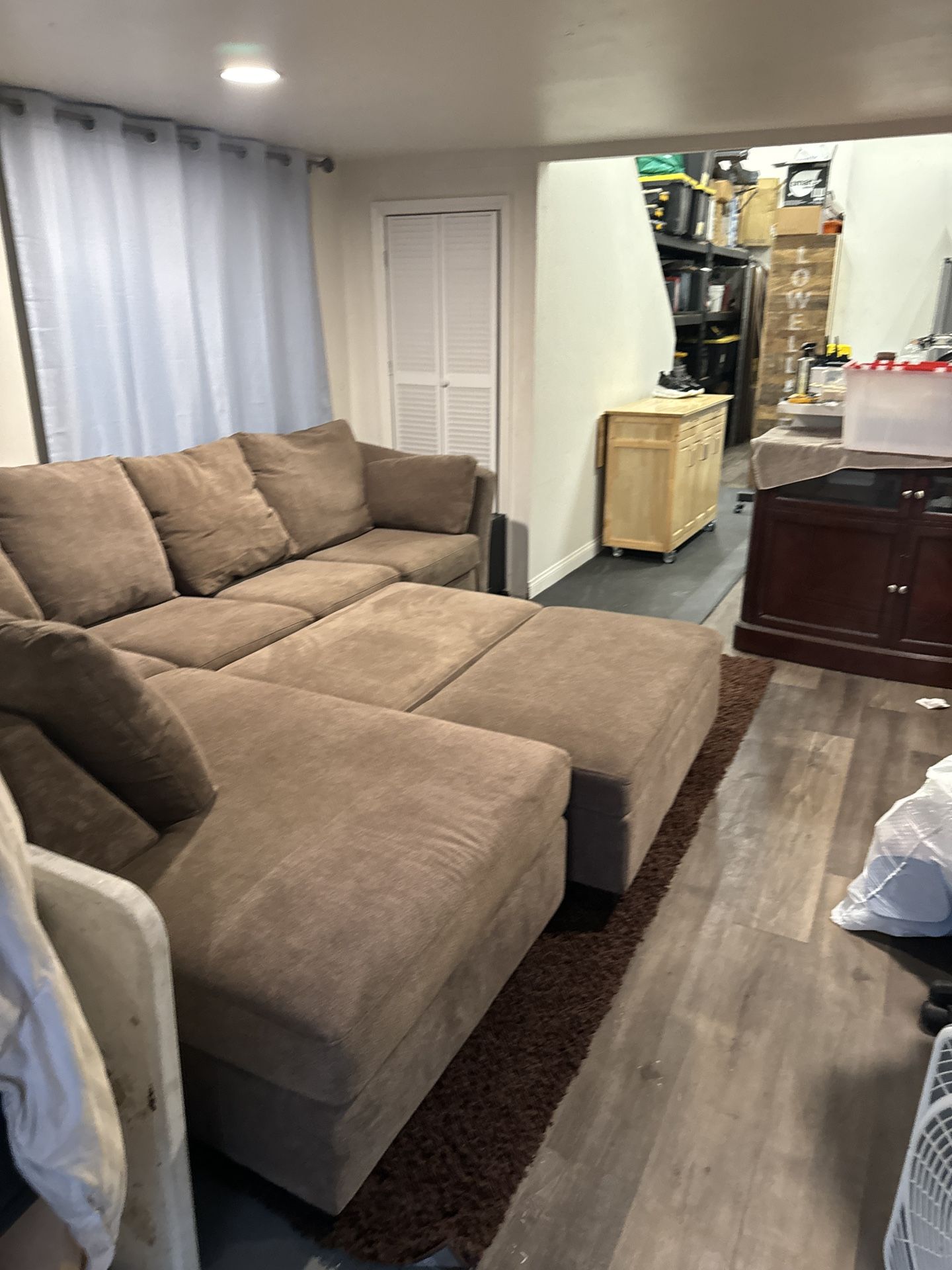 Sectional Couch With Two Cubby’s It All Comes Apart