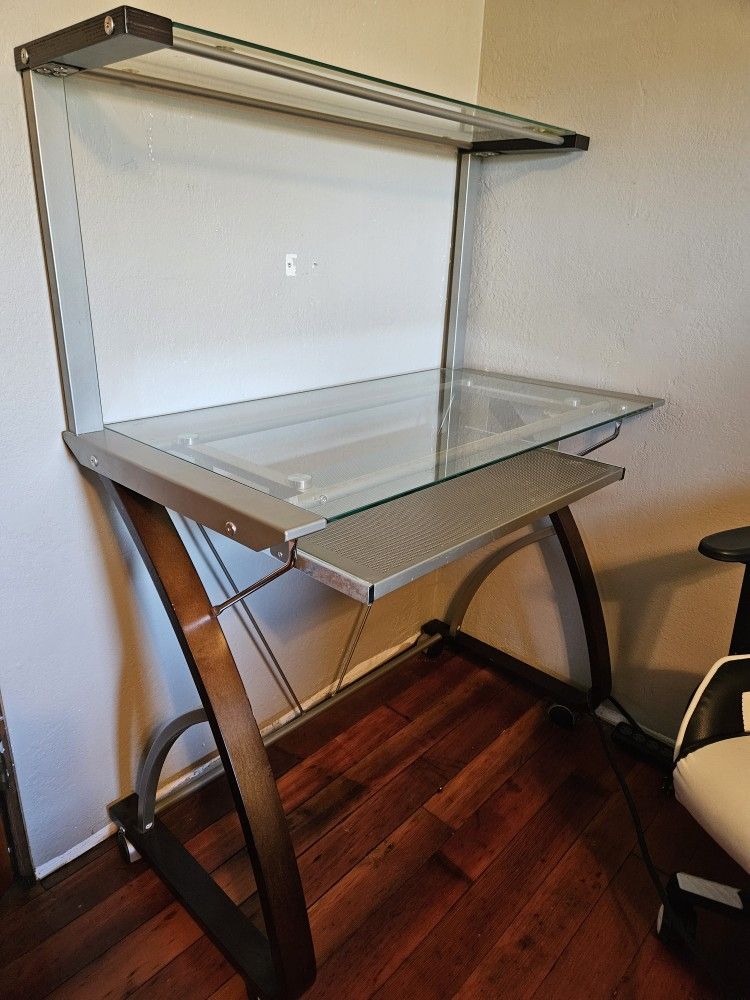 Glass Computer Desk