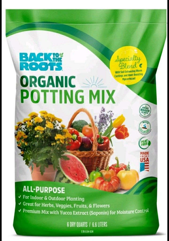 Garden Potting Soil Organic Bulk size 25 Qt new $39.99