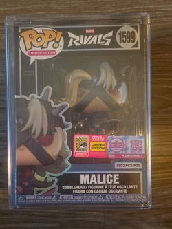 Malice (1599) 2026 SDCC Funko Pop *IN HAND CON STICKER* LE 1500 SEALED IN STACK
