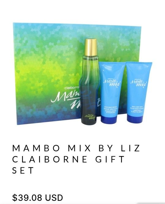 Mambo Mix Men's Fragrance Set, New In box and Authentic