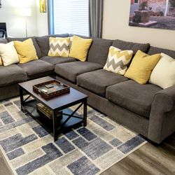 Sectional Sofa - Large Gray