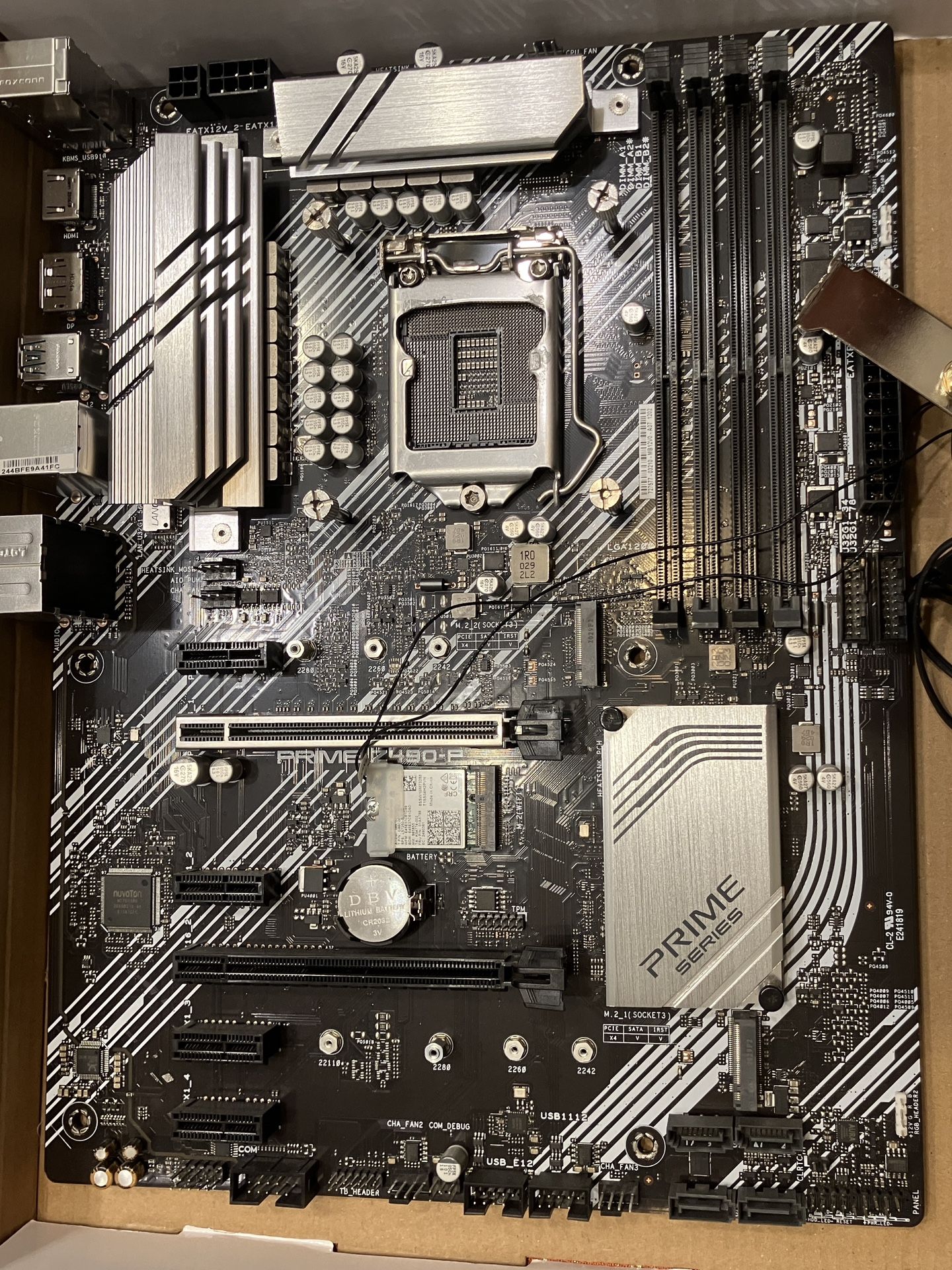 ASUS PRIME Z-490 LGA1200 10th And 11th Gen Intel Motherboard