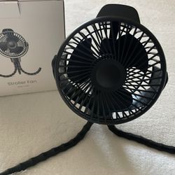 Stroller Fan - Koonie 3-speed Adjustable Tripod Wrap Around Legs (New)