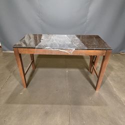Marble Top Desk With Dual electrical Outlets