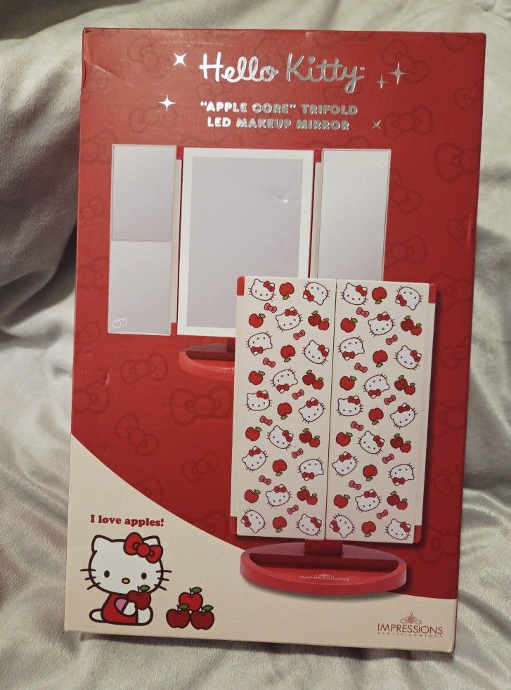 Hello Kitty Trifold Makeup Vanity Mirror