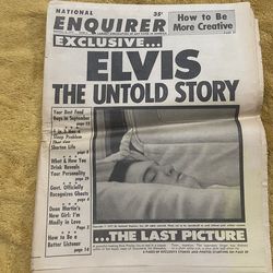 Elvis news paper