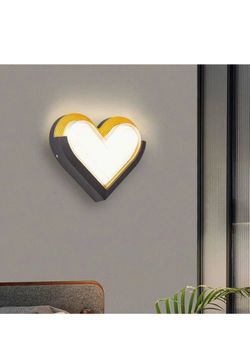 Heart-Shaped LED Wall Light Outdoor Indoor