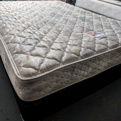 Queen mattress 10"  and box spring. Free delivery same day.
