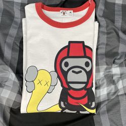 Bape X Kaws T-shirt Size M 