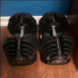 Bowflex 1090 selectec dumbbells