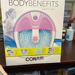 Conair Body Benefits Foot Spa NEW!!!