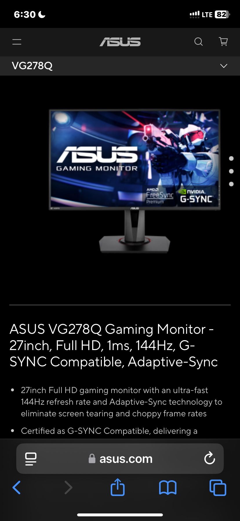Asus Gaming Monitor