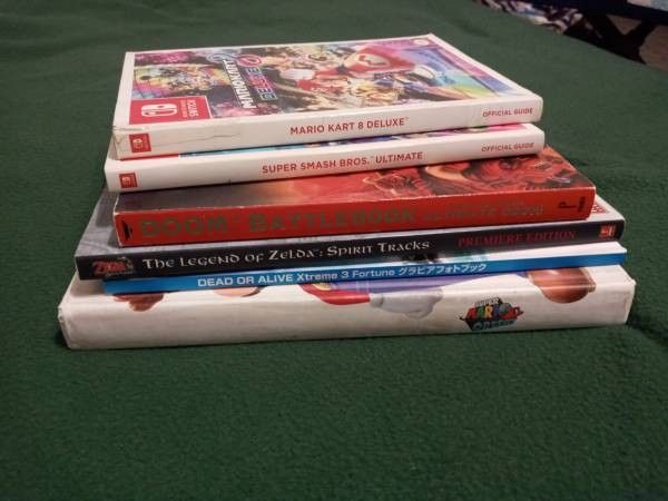 6 Nintendo Strategy guide Books
