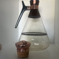 Vintage MCM Glass Coffee Carafe  Thumbnail