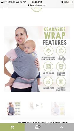 Keababies wrap stretchy carrier