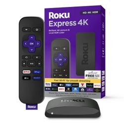 Roku Express 4K Streaming Player HD/4K/HDR with Standard Remote NEW in box NIB