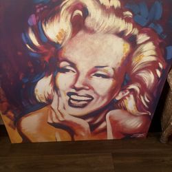 Large Marilyn Monroe Canvas Print