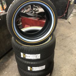 225/50/17 Vogue White Gold Line 