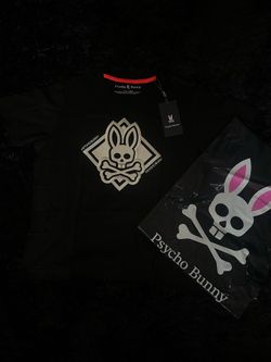 PSYCHO BUNNY TOBIAS GRAPHIC TEE BLACK