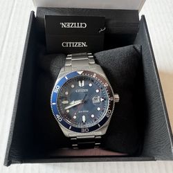 NEW Citizen Men's Marine Blue Dial Watch - AW1761-89L