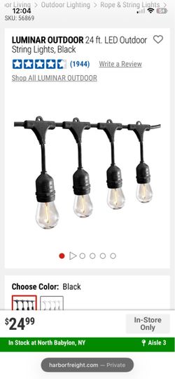 24 FT outdoor string lights