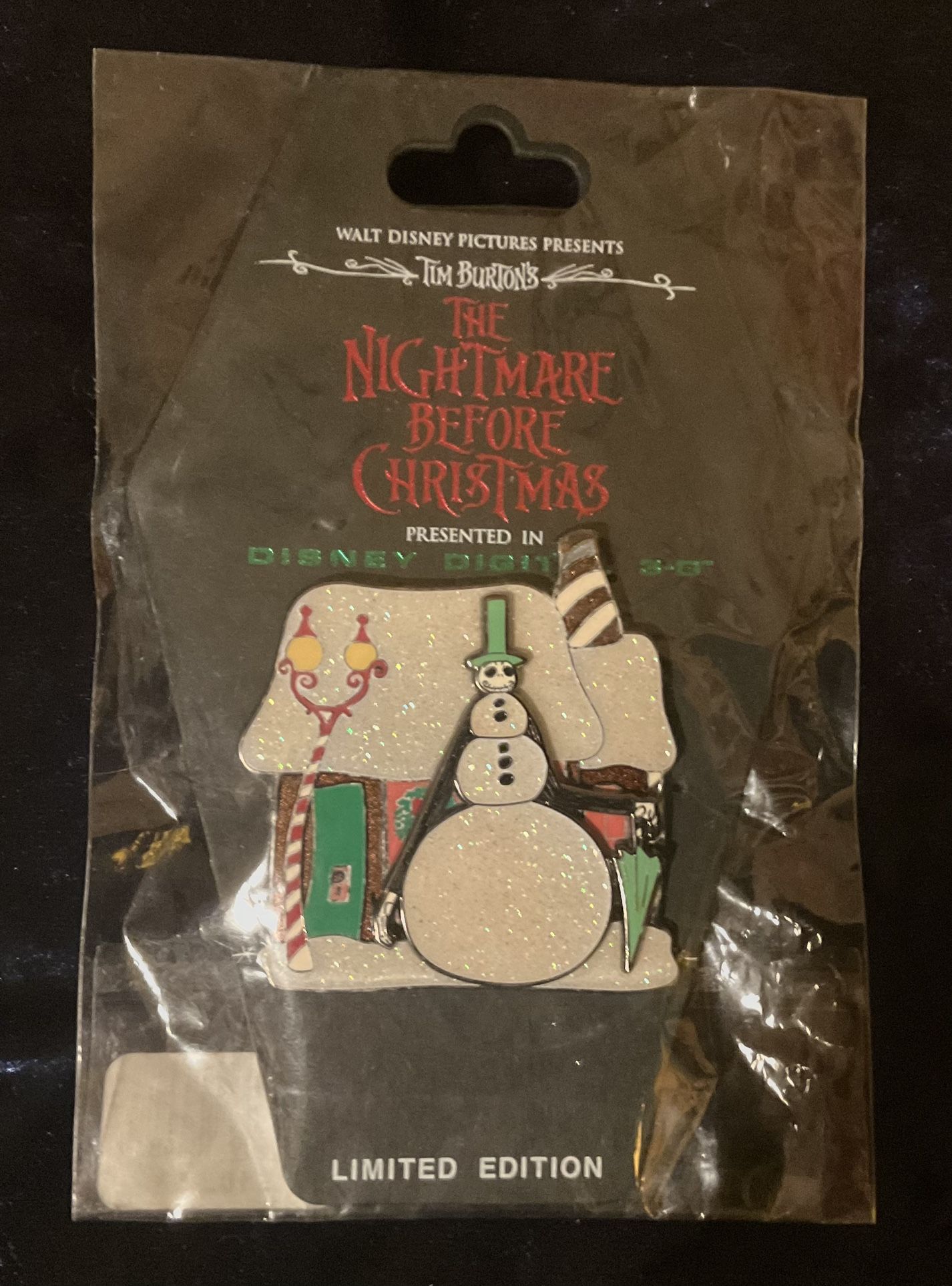 Disney Nightmare Before Christmas Glitter Jack Snowman DSSH Le 150