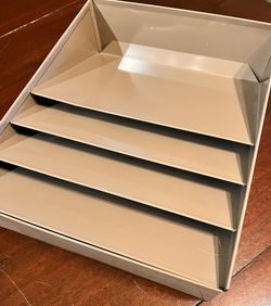 Desk Organizer Tray Sturdy Metal