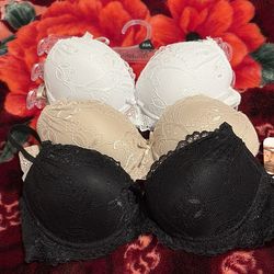 3 New Bras 32A