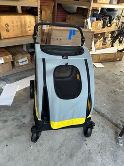 Dog Stroller for Large Dogs, Foldable, 160 Lbs Capacity